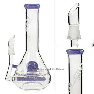 Sci Glass Inline Perc And Crystal Ball Mini Beaker Oil Rig