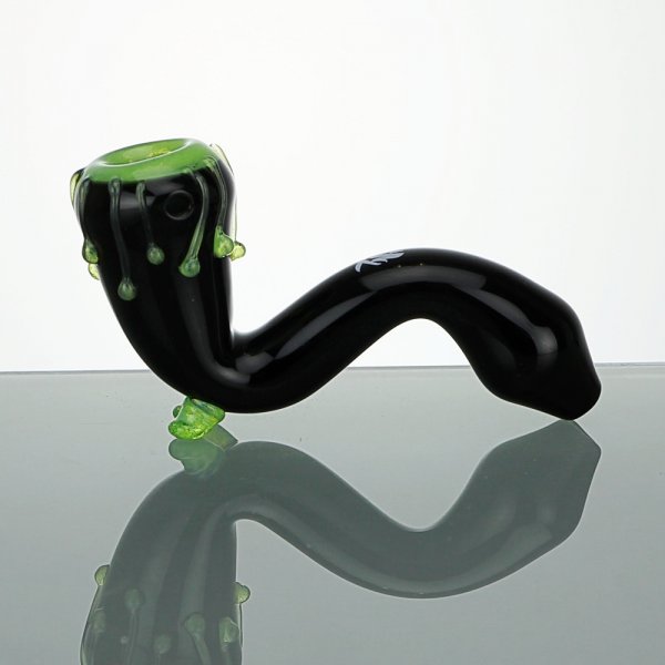 Small Sherlock Hand Pipe With Slyme Drips