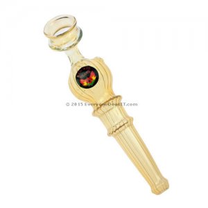 Small Venetian Glass Hand Pipe