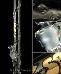 Snake Cylinder Bong with Solid Tank Joint