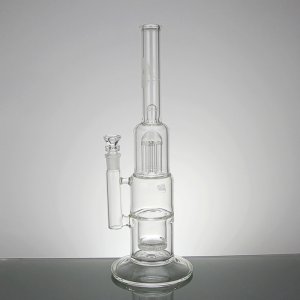 Stemless 8-Arm Multi Hole Disc Perc Bong