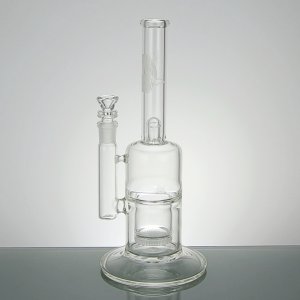 Stemless Multi Hole Dish Perc Bong