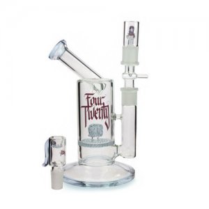 Stemless Sidecar Perc Bubbler Purple
