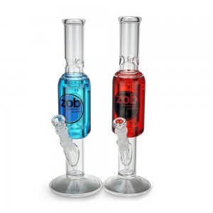 Straight Glycerin Ice Bong With 8 Arm Tree Perc