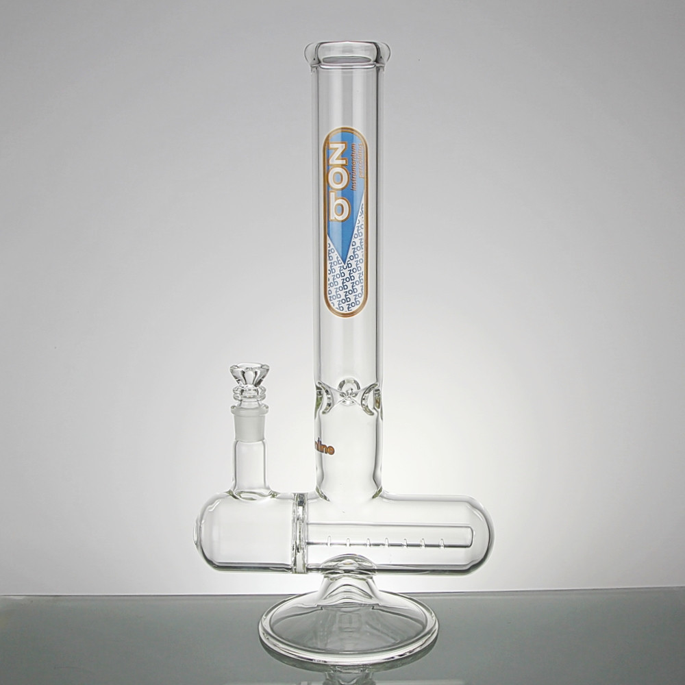 Straight Tube Ice Bong With Inline Diffuser