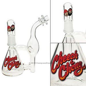 Strawberry Recycler Bubbler Oil Rig