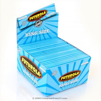 Super Thin Blue King Size Rolling Papers