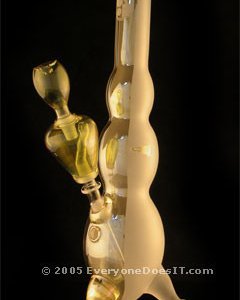 TDE750 White Topgrip / Gold Window 3 Jets