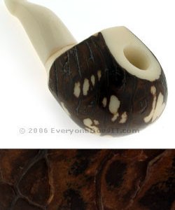 Tagua Ivory Nut Pipe Extended Mouthpiece