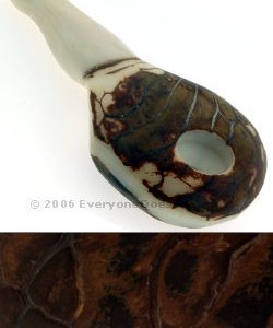 Tagua Ivory Nut Pipe Flat Nut