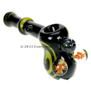 Triple Marble Glass Hammer Pipe