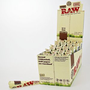 Unrefined Pre Rolled Cones Single Pack of Six Cones