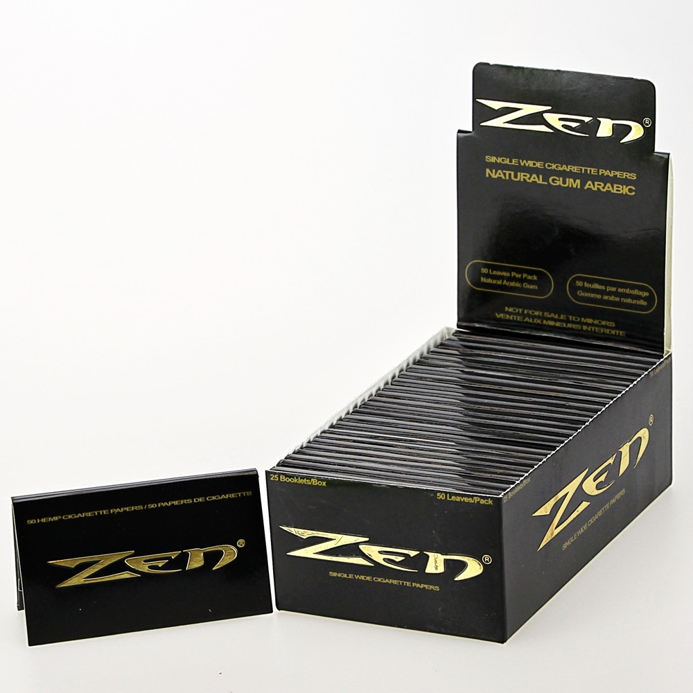 Zen Single Wide Double Feed Rolling Papers Single Pack