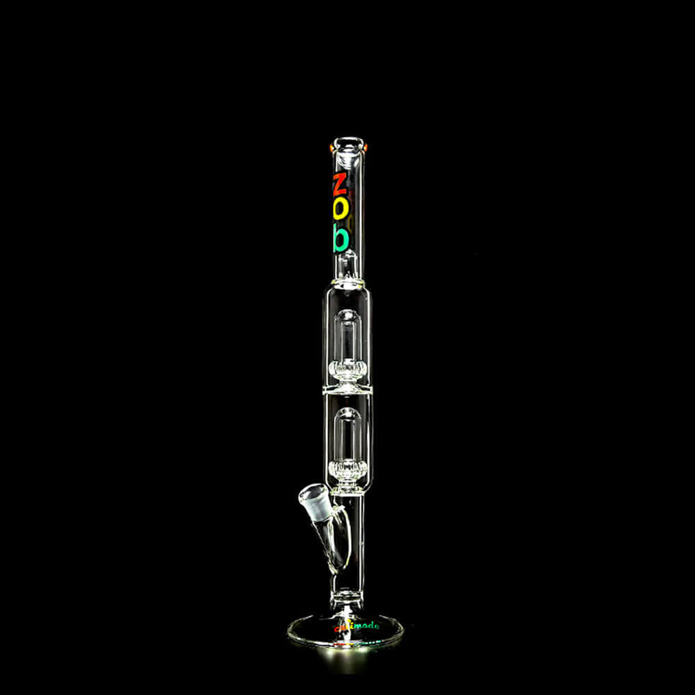 18 inch Double UFO Micro Straight Tube Water Pipe