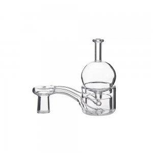 50mm XXL Thermal Quartz Banger and Carb Cap Set 14mm Male