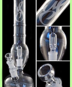 5mm Removable Perc Bong 'Mad Professor'