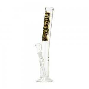 Bent Neck Straight Bong with Carb Hole