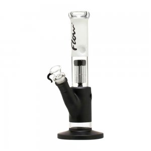 Black Cylinder Bong with 8-Arm Tree Perc