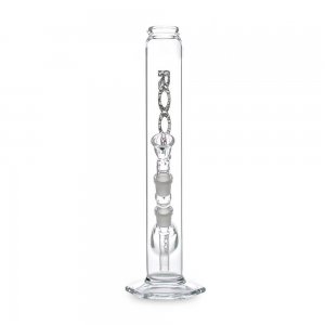 Custom Blue 500 Bong 18.8mm Lace Logo Series