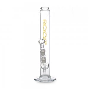 Custom Blue.500 Bong 18.8mm Daisies Logo Series