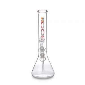 Custom Little Sista Ice Bong 18.8mm Tie Dye Logo Series