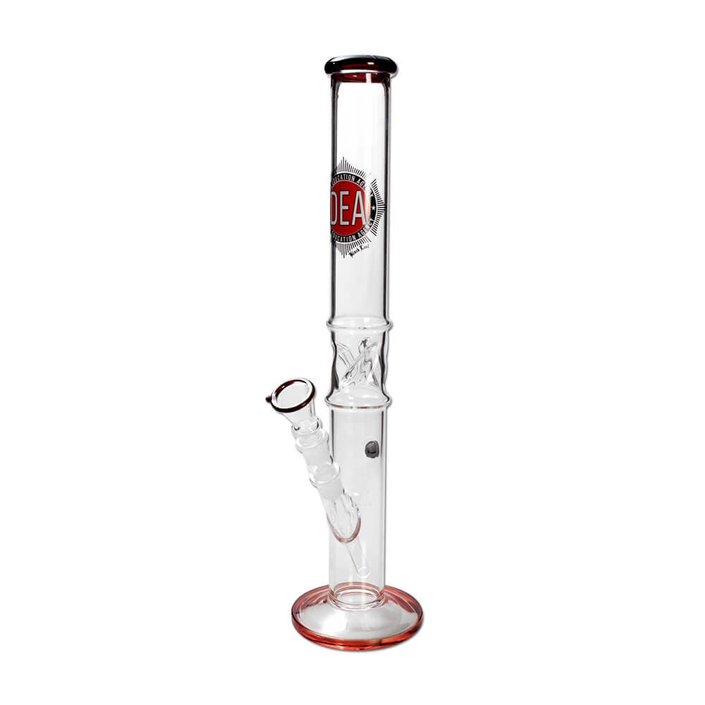 DEA' Large Cylinder Bong with Ice Pinch