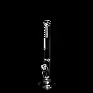 Fixed Stem Flat Disc 18 inch Straight Tube Water Pipe