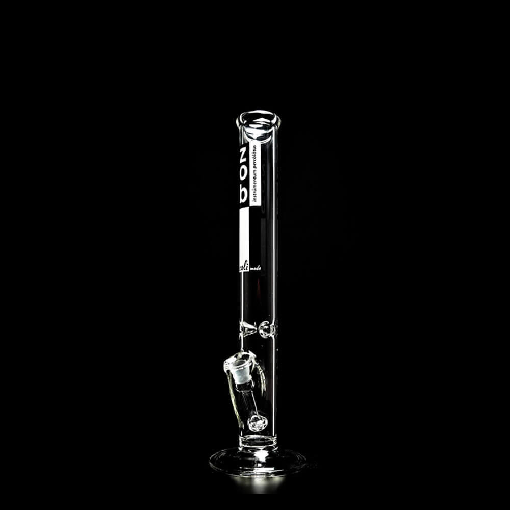 Fixed Stem Flat Disc 18 inch Straight Tube Water Pipe