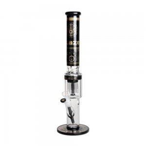 Ice Bong with 10-Arm Tree Perc with Colored Glass