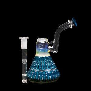 Sidecar Bubbler with Spin Trail and Rake design and 6 arm tree downstem