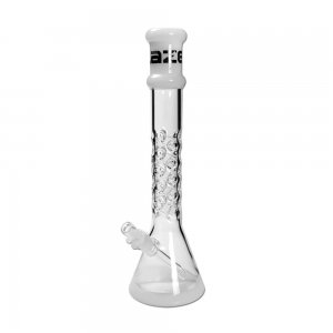 Spike' Beaker Bong in Ice White