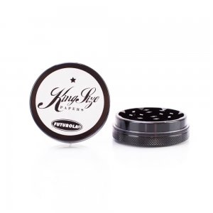 White King Size Cone Roller Gift Box with Black grinder