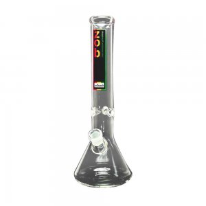 Classic 14 Inch Water Pipe with beaker base with Rasta logo