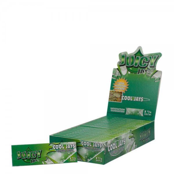 Flavored Rolling Papers Regular Size Cool Jay Box of 24
