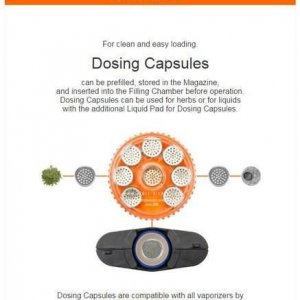 Volcano Magazine with 8 Dosing Capsules